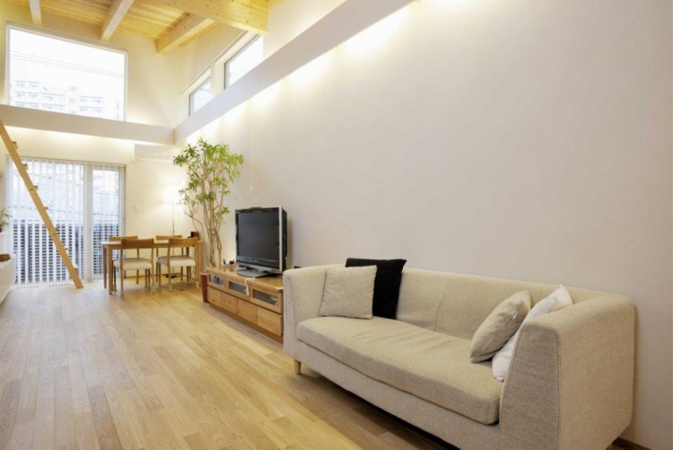 狭小地に空を望む家　札幌市・Yさん