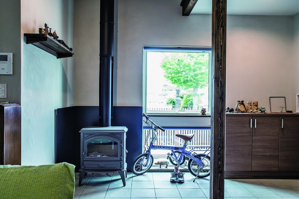 自然素材重視の家づくり　函館市白鳥町Ｓ邸