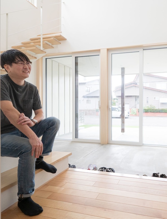 K邸を設計担当した建築家の笠井啓介（笠井啓介建築研究所）さん