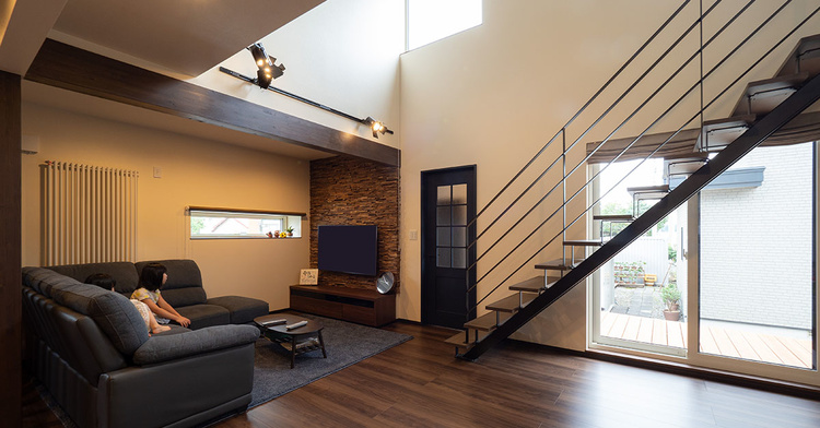 インダストリアル、動線とコスパで決めた音更の家　カントリーヴィレッジ