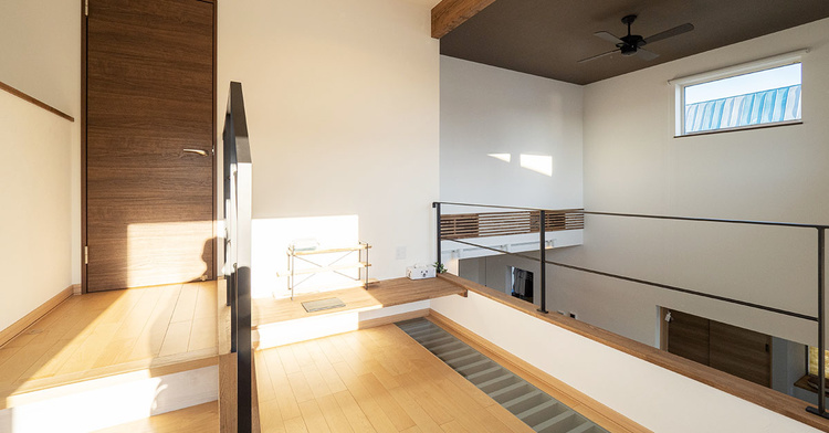 スキップフロアと開放的なプランに大満足　プラスワイド／幕別町・Mさん