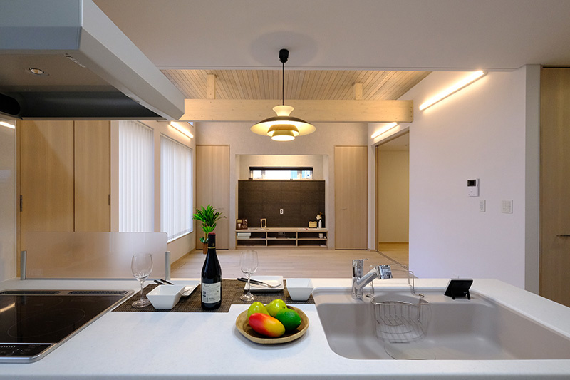 奥野工務店2020モデルハウスLDK2