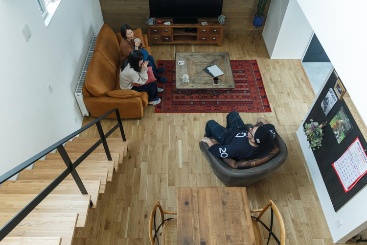 「家時間」を楽しむ家　札幌市手稲区・Nさん／リヴスタイル