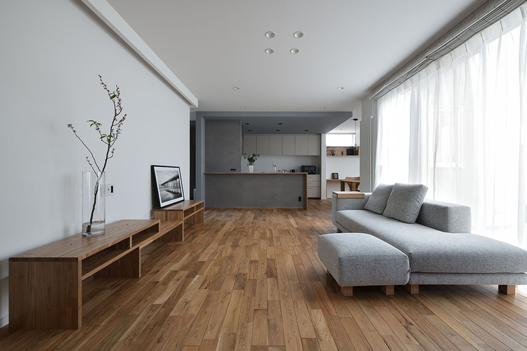 家族の理想のライフスタイルを叶えた家　札幌市／リビングワーク