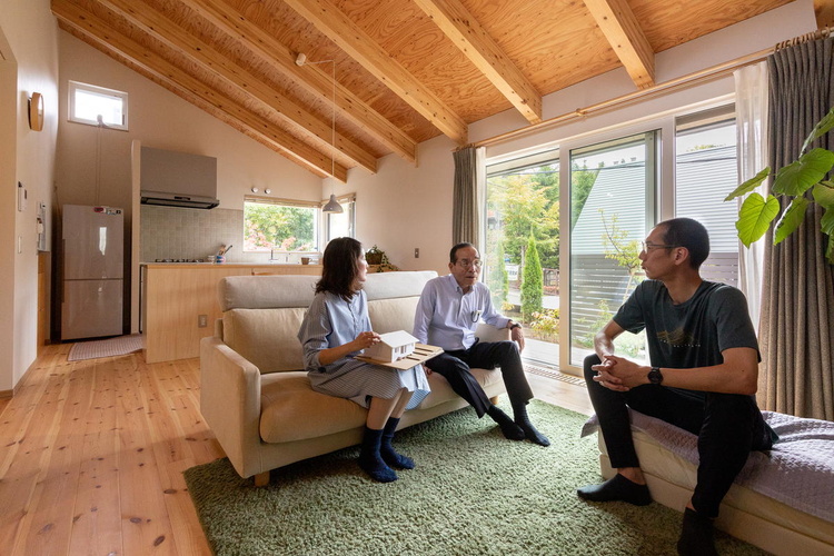 緑豊かな環境を活かした平屋でストレスフリーな家　札幌市Y邸／拓友建設