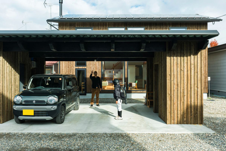 市街地で叶えるスローライフ/帯広市S邸　水野建設
