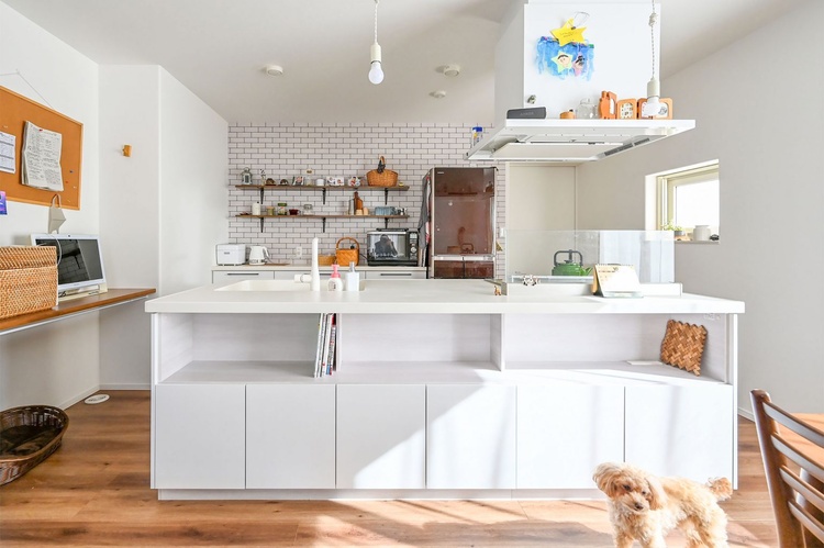 オープンキッチンが映える二世帯住宅　網走市Oさん／光輝建設