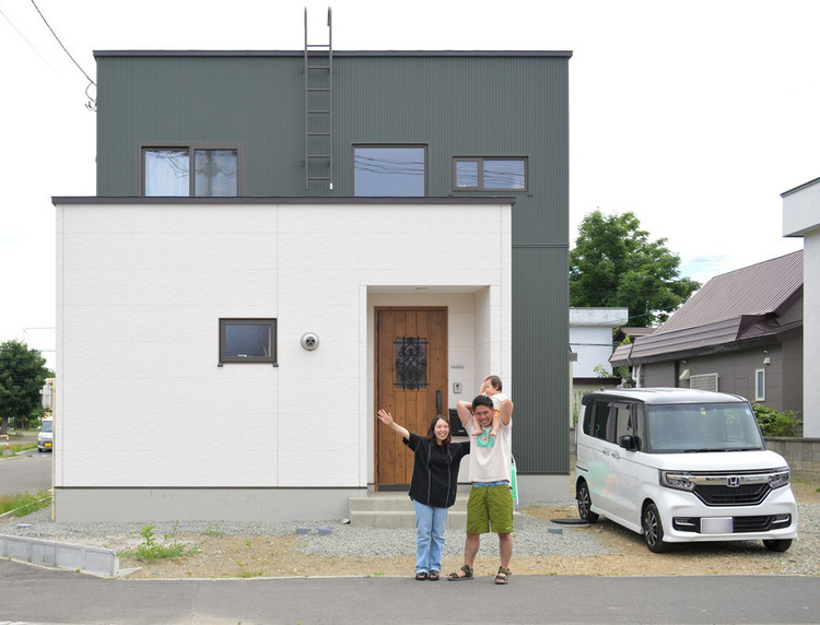 イネスホームで叶えた広い敷地と快適な住まい　石狩市/S邸