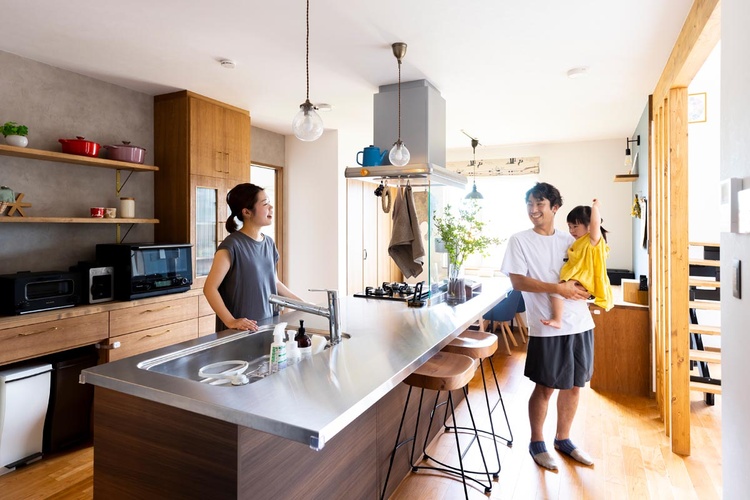 家事楽間取りがうれしい、ストーブ一台で暖かい家/大樹町・Ｔさん