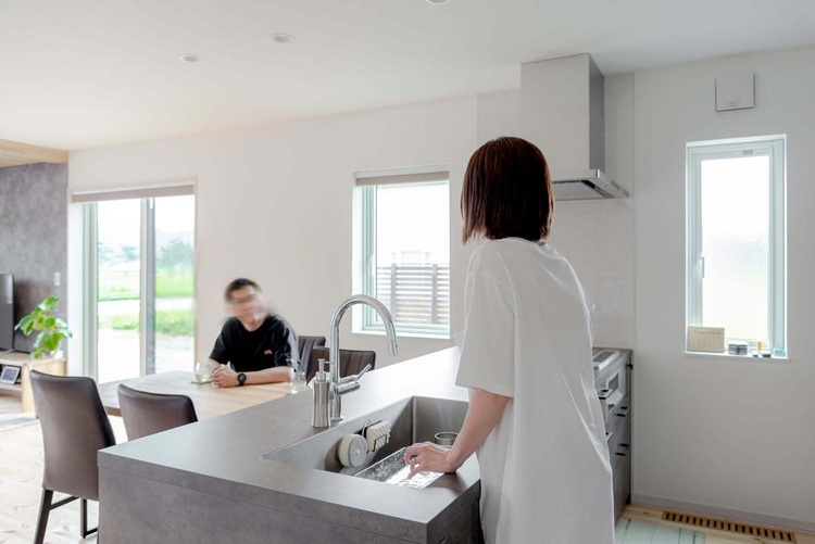 提案型で叶えた広いリビングとZEH住宅　上ノ国町Iさん/渋谷建設