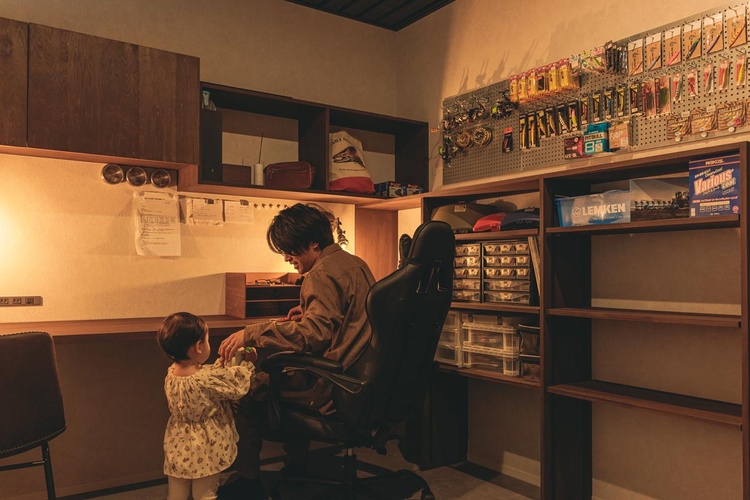 照明・床・壁…細部まで選び抜いたインダストリアルスタイル/帯広市Kさん