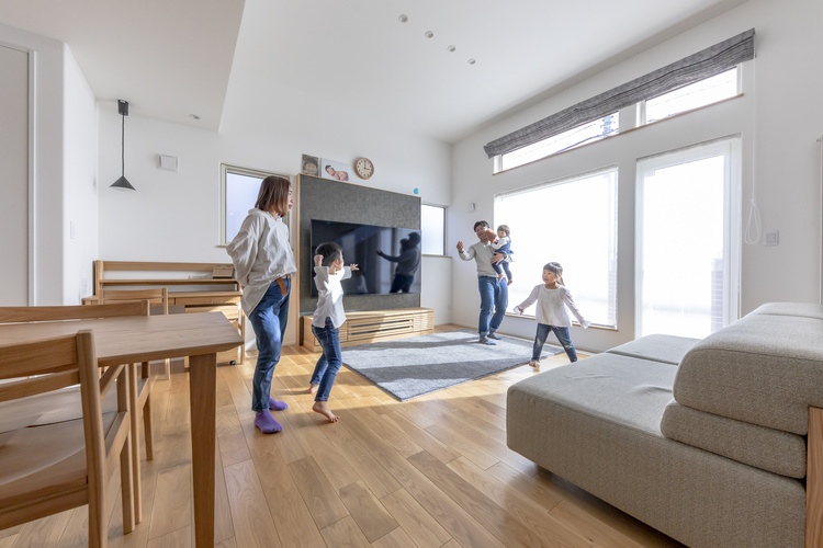 キーワードは「すっきり」。29坪家族5人の平屋建て　東神楽町Y邸