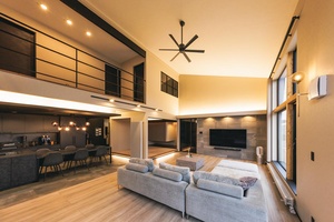 37帖LDKでゆったり暮らすモダンスタイルの家/音更町Mさん