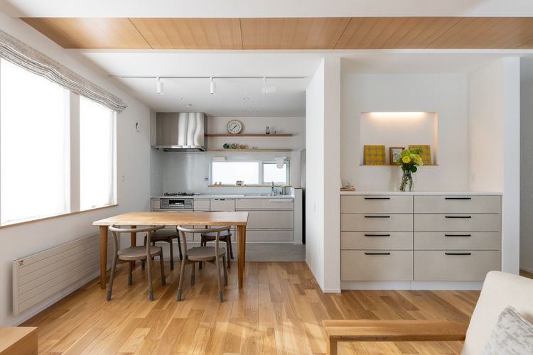 機能をまとめてコンパクトに・北欧インテリアが心地よい家　旭川市N邸