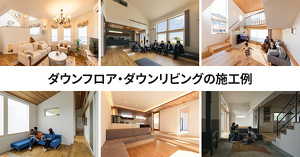 ダウンフロア・ダウンリビングまとめ