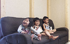 中庭のある明るい家で省エネ・快適な４世代同居 札幌市・Ｓさん