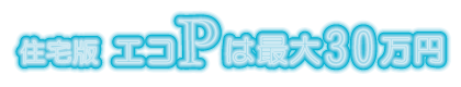 住宅版エコポイントがもらえます。