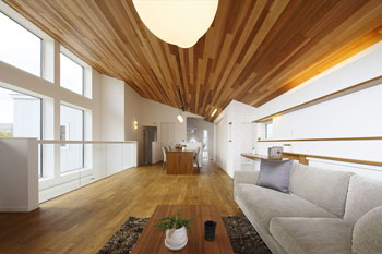 2階にワンルーム・モダンリビング。アシストホーム新モデルハウスQ1.0-α