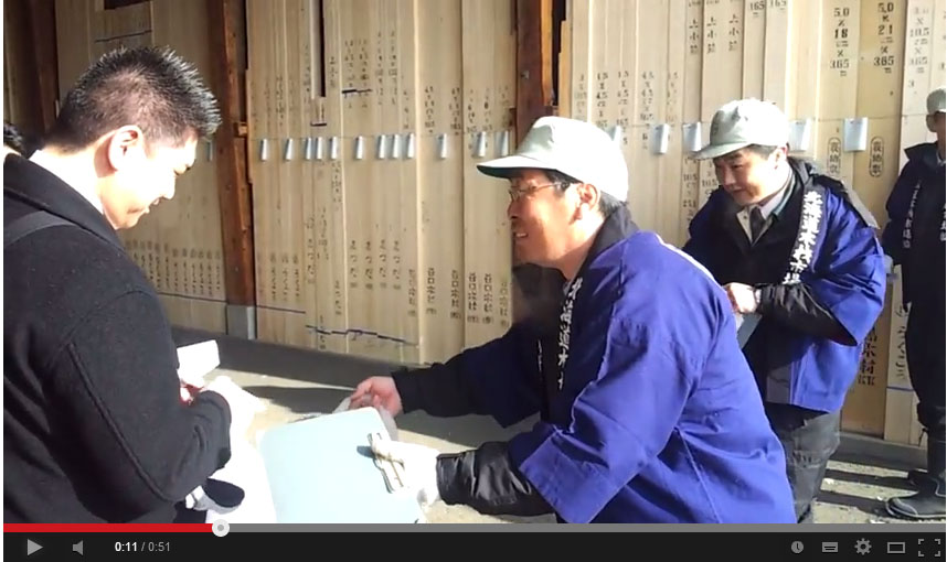 初売り　北海道木材市場2014